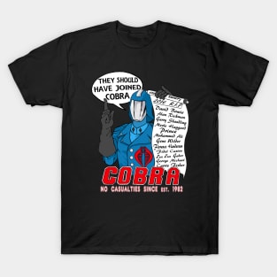 R.I.P. 2016 - Join Cobra - No Casualties Since est. 1982 T-Shirt